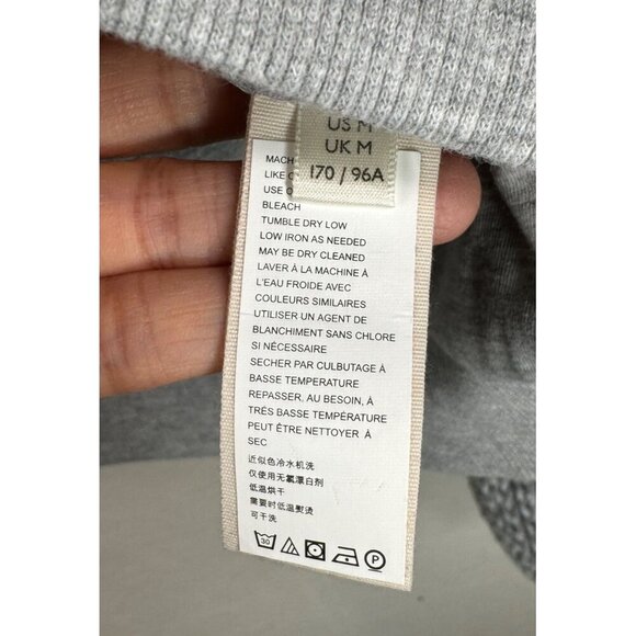 Anthropologie Saturday Sunday fleece hoodie grey plush sz M - Picture 6 of 7